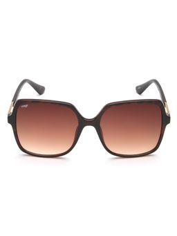 IMAGE - Women Full UV Protected Gradient Brown Lens Square Sunglasses (56)