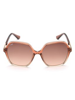 IMAGE - Women Full UV Protected Gradient Brown Lens Irregular Sunglasses (56)