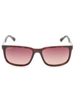 IMAGE - Men Full UV Protected Gradient Brown Lens Rectangle Sunglasses (58)