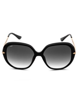 IMAGE - Women Full UV Protected Gradient Grey Lens Square Sunglasses (56)