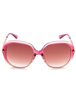 IMAGE - Women Full UV Protected Gradient Brown Lens Square Sunglasses (56)