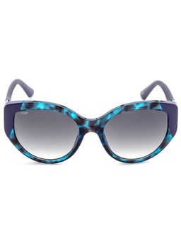 IMAGE - Women Full UV Protected Gradient Grey Lens Cat Eye Sunglasses (54)