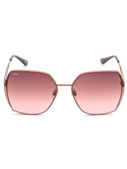 IMAGE - Women Full UV Protected Gradient Pink Lens Butterfly Sunglasses (61)