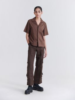 No Grey Area - Brown Heron Bird Resort Shirt
