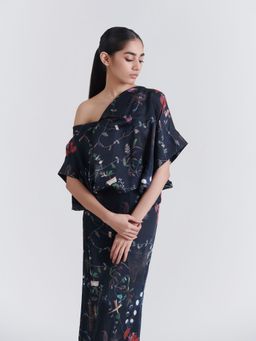 No Grey Area - Black Maalai Ancient Square Top