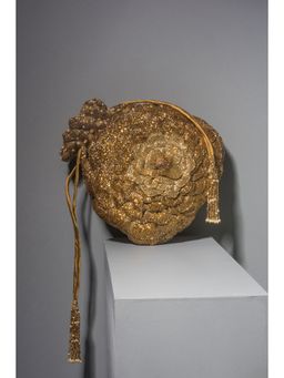 DOUX AMOUR - Bella Gold Embellished Potli