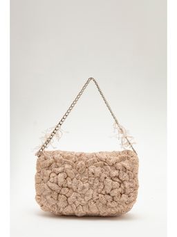 DOUX AMOUR - Double Rose Gold Embellished Clutch