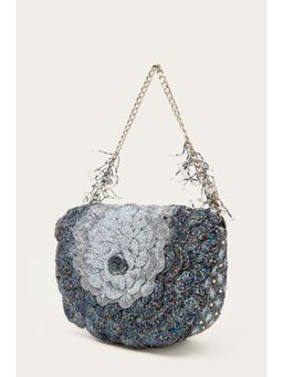 DOUX AMOUR - Coco Galaxy Black Embellished Clutch