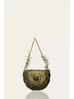 DOUX AMOUR - Coco Vintage Gold Embellished Clutch