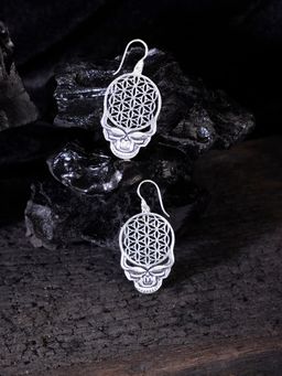 Studio One Love - Mystic Skull Earrings Made of Brass in Silver Color
