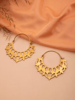 Studio One Love - Rainy Droplets Earrings Made of Brass in Gold Color