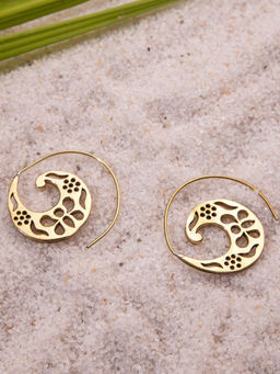 Studio One Love - Tribal Essence Earrings Made of Brass in Gold Color