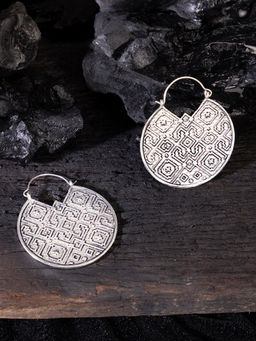Studio One Love - Tribal Essentials Earrings Made of Brass in Silver Color