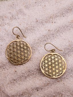 Studio One Love - Tribal Temptation Gold-Plated Handmade Drops & Danglers Earrings