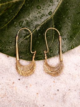 Studio One Love - Leafy Paradise Gold-Plated Handmade Drops & Danglers Earrings