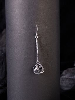 Studio One Love - Dotted Charm Silver-Plated Drops and Danglers