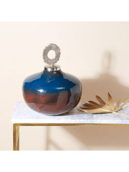 Manor House - Brice Blue Sculpture