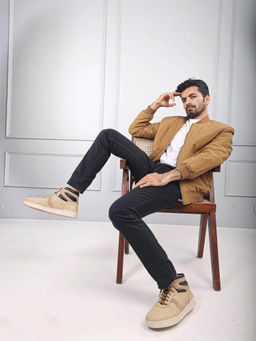 ERGON - Basket EL-04 Men Beige Sneakers