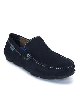 ERGON - EM-02 Men Navy Blue Casual Moccasins