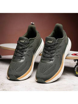 JQR - ZAPATOS-24 Olive Men Running Shoes