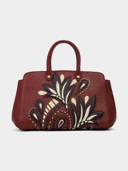 Ritu Kumar - Azura Maroon Handbag