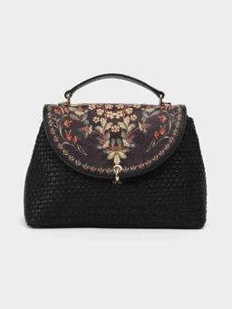 Ritu Kumar - Alvina Black Handbag
