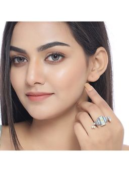 Voylla - Gwalior Enamelled Statement Ring