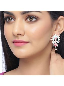 Voylla - Tahira Sunrise Ruby Earrings