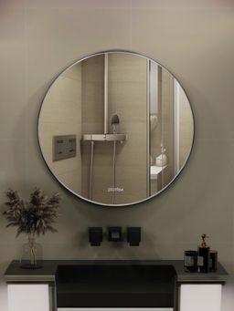 Plantex - Round Shape Wall Mounted Frameless Mirror