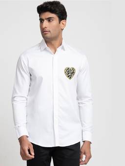 HILO DESIGN - White Cardia Cotton Shirt