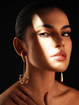 VARNIKA ARORA - Liquid Morpho Drop Earrings