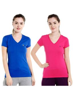 Bodycare - Bodyactive Pack Of 2 Women'S Tshirt - Multi-Color