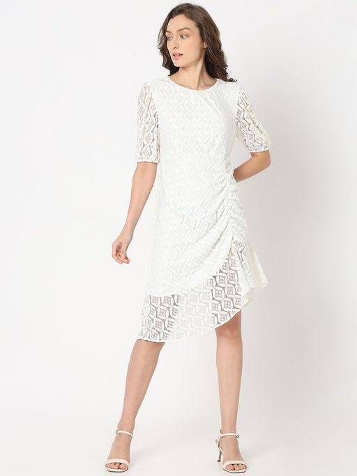chinese dress ladies VERO MODA White V Neck Strappy Dress