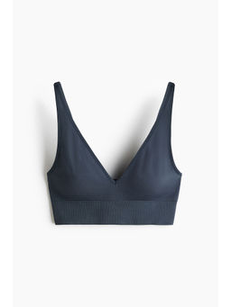 H&M - Women Blue Seamless Padded Soft bralette