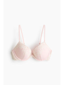 H&M - Women Pink Lace push-up bra