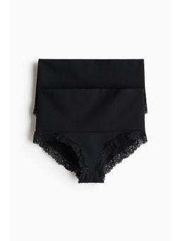 H&M - Women Black 2-pack Medium Shape Briefs