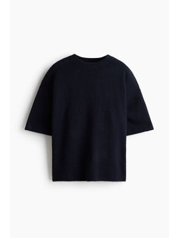 H&M - Women Blue Knitted T-shirt