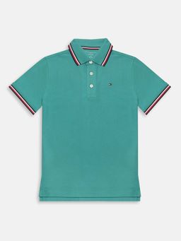 Tommy Hilfiger - Blue Cotton Regular Polo T-Shirt