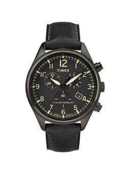 Timex - Waterburry Round 21mm Black Dial Analog Men Watch - TW2R88400
