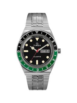 Timex - Q Round 21mm Black Dial Analog Men Watch - TW2U60900