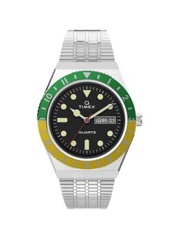 Timex - Men Black Round Stainless Steel Dial Analog Watch- TW2U61000U9 (M)