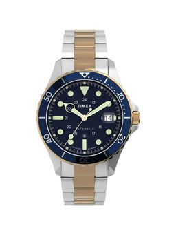 Timex - Navi Round 21mm Blue Dial Mechanical Automatic Men Watch - TW2U83500UJ