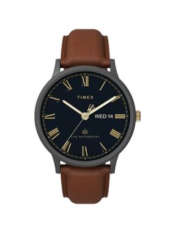Timex - Men Blue Round Stainless Steel Dial Analog Watch- TW2U88500UJ (M)