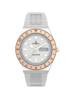 Timex - Women Silver-Tone Round Stainless Steel Dial Analog Watch- TW2U95600UJ (M)