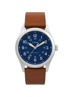 Timex - Men Blue Round Stainless Steel Dial Analog Watch- TW2V00700X6 (M)