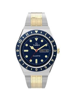 Timex - Men Blue Round Stainless Steel Dial Analog Watch- TW2V18400U9 (M)