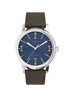 Timex - Men Blue Round Stainless Steel Dial Analog Watch- TW2V44500U9 (M)