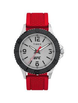 Timex - Men Silver-Tone Round Brass Dial Analog Watch- TW2V582000D (M)