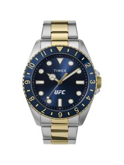 Timex - Unisex Blue Round Stainless Steel Dial Analog Watch- TW2V584000D (M)