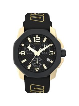 Timex - Men Black Round Stainless Steel Dial Analog Watch- TW2V58500X6 (M)